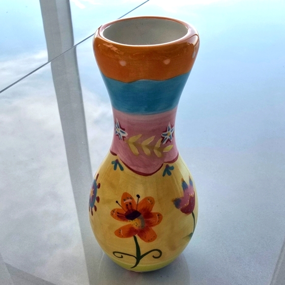 "Life... Is Good" Floral Bud Vase - Multicolored - OS - Picture 3 of 5